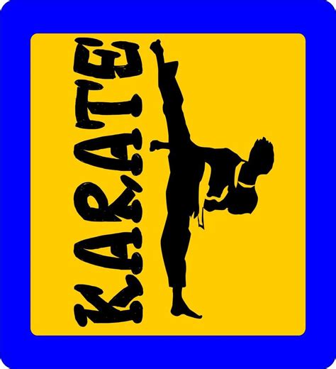 Karate Kick Logo Vector 6945723 Vector Art At Vecteezy