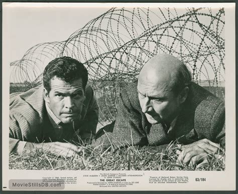 The Great Escape Publicity Still Of James Garner And Donald Pleasence