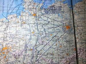 Detail Of The Berlin Air Corridors From A Jet Navigation Chart From The