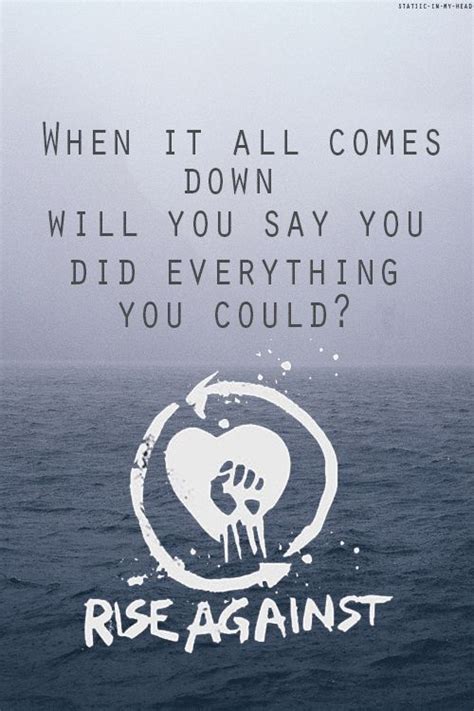 38 best Rise Against images on Pinterest | Lyrics, Music ...