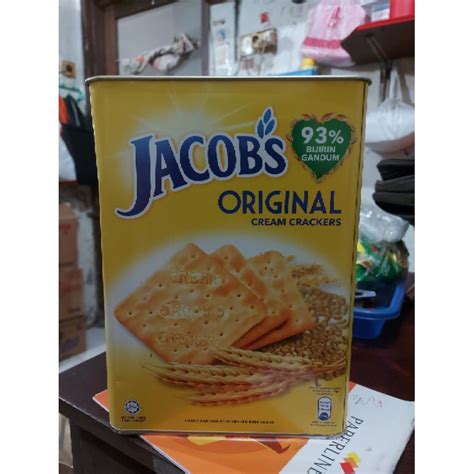 Jual Biskuit Jacobs Jacob S Original Kaleng Cream Cracker Gr Malaysia Shopee Indonesia