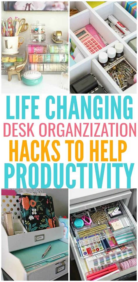14 Desk Organization Hacks to Improve Your Productivity ...