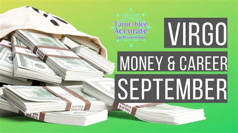 Virgo Career And Money Tarot Horoscope September Youtube