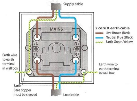 Double Pole Switch Schematic Wiring Diagram