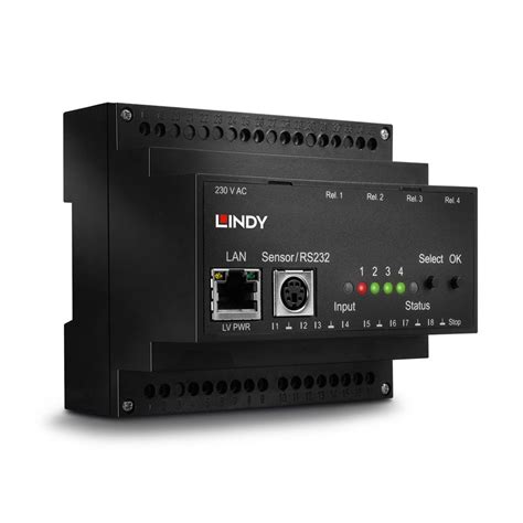 4 Port Din Rail Mounted Ipower Switch From Lindy Uk