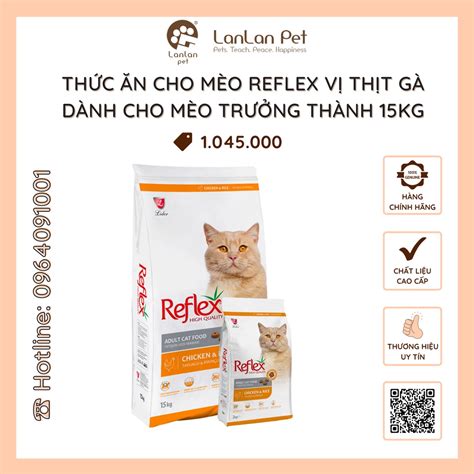 Reflex Adult Cat Food Chicken And Rice Chicken Flavor For Adult Cats