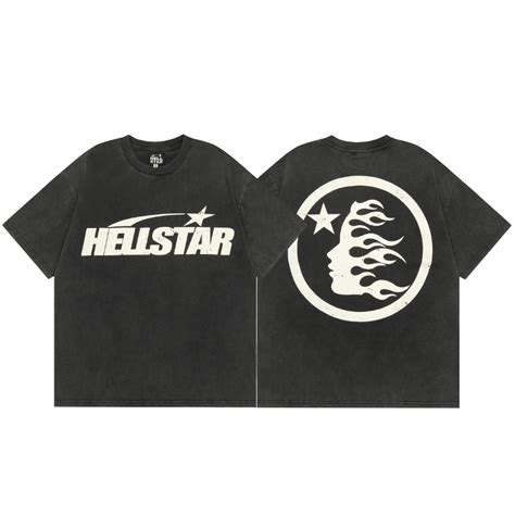 Hellstar Studios Classic Logo Short Sleeve Teeshirt High Quality Loose