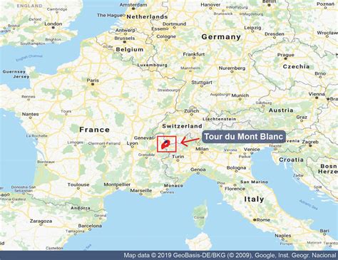 Tour Du Mont Blanc Maps And Routes Tmbtent