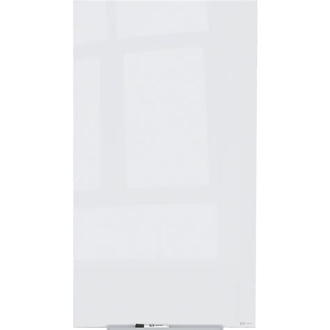 Quartet Invisamount Vertical Glass Dry Erase Board 74 X 42 Monk Office