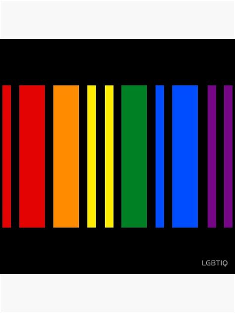 Lgbt Rainbow Barcode Pride Dna Being Gay Is In My Dna Art Print