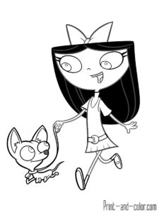 Coloring pages on phineas and ferb are very popular among the kids. Phineas and Ferb coloring pages | Print and Color.com