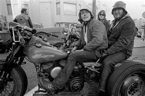 Hells Angels Motorcycle Frisco California 70s Glossy 8x10 Photo