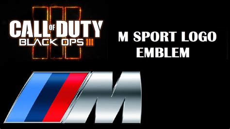 Bmw M Sport Logo Call Of Duty Black Ops 3 Emblem Editor