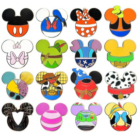 Mickey Mouse Icon Mystery Pin Set Shopdisney