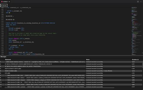 K T N I Mysql V I Visual Studio Code