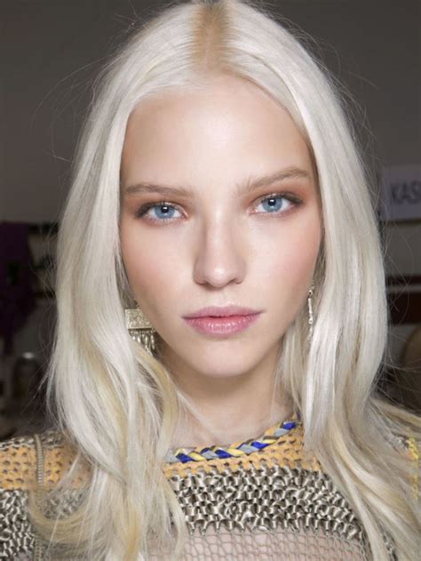 Icy Platinum Blonde Hair Color - Ice Hair Color Highlights