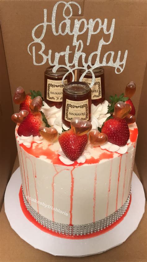We have thousands of birthday cake decorating ideas for adults for anyone to choose. Hennessy Drip Cake | Adult birthday cakes, Drip cakes