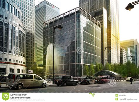 London Uk May 14 2014 Office Buildings Modern Architecture Of