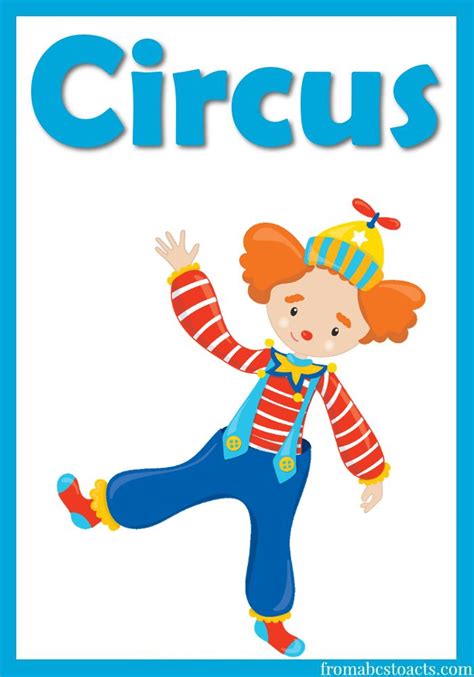 Circus Preschool Theme From Abcs To Acts Circus Theme Preschool