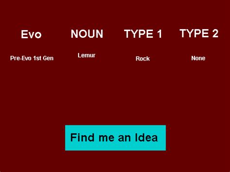 Ai bots my favorite projects anything studio! New Fakemon Idea Generator remix on Scratch