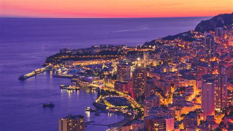 Monte Carlo Wallpaper 4k Cityscape Sunset Dawn Harbor