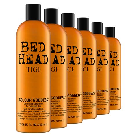 TIGI Bed Head COLOUR GODDESS Oil Infused Farbpflegender Conditioner 6x