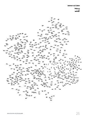 Am schluss ensteht eine figur, ein tier oder ein gegenstand, lass dich überraschen! Simply Kreativ Zeichnen nach Zahlen 01/2016 | Simply Kreativ