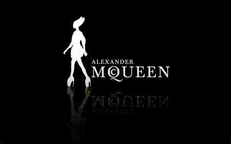 Alexander Mcqueen Black White Logo Desktop Wallpapers And Backgrounds