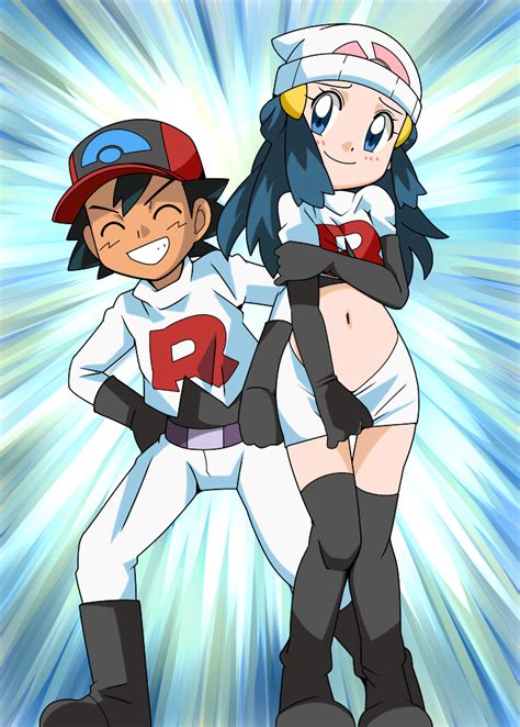 Dawn Ash Ketchum Jessie And James Pokemon And More Drawn By