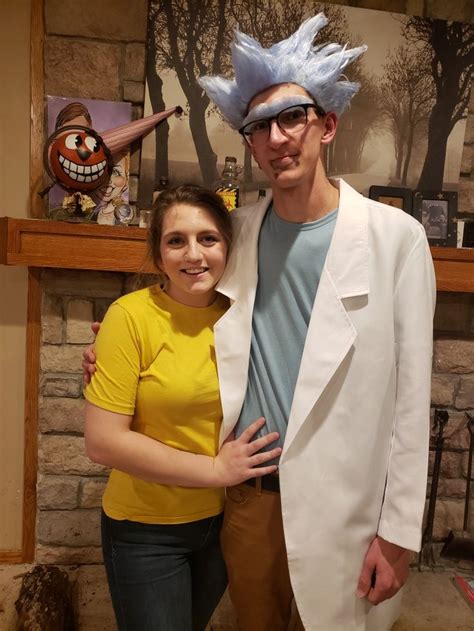 Rick And Morty Couples Costume Couples Costumes Holiday Design Costumes