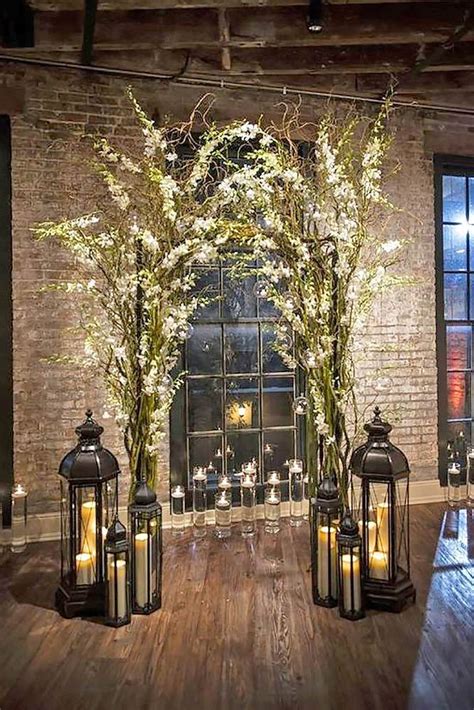40 Romantic Indoor Rustic Wedding Ideas 28 Wedding Lanterns Romantic