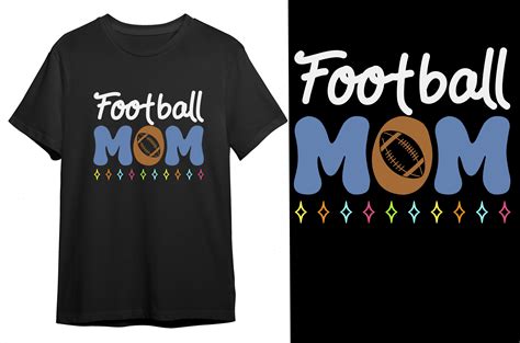 Football Mom T Shirt Design Graphic By Designhome18 · Creative Fabrica