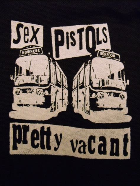 Sex Pistols Pretty Vacant Patch Punk Rock Sid Vicious Free