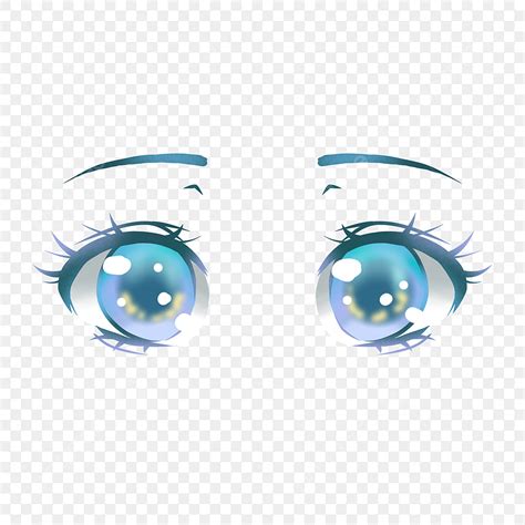 Character Eyes Png Image Cartoon Anime Character Blue Eyes Anime
