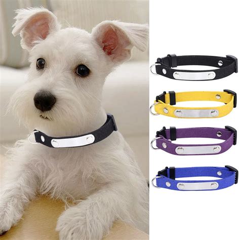 Buy Transer Personalized Dog Collars Leather Pet Id