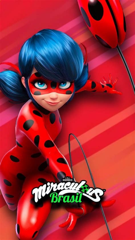 An Animated Ladybug Character With Blue Hair And Black Makeup Sitting