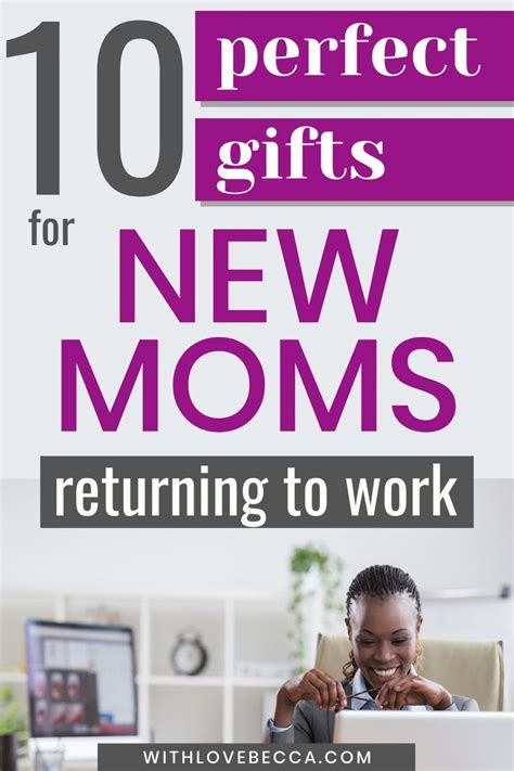 A white circle with a black border surrounding a chevron pointing up. Best Gifts for New Moms Returning to Work After Maternity ...