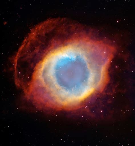 The Helix Nebula From Blanco And Hubble Nasa Astronomy Picture Of The