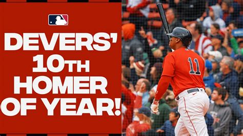 ABSOLUTELY DEMOLISHED Rafael Devers Is First AL Player To Reach 10