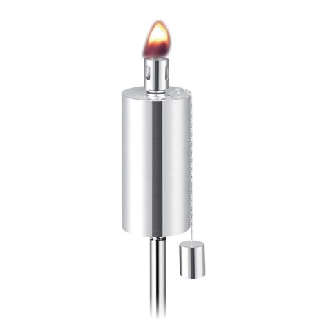 It requires resin as fuel. Anywhere Fireplace Cylinder Shaped Stainless Steel Garden ...