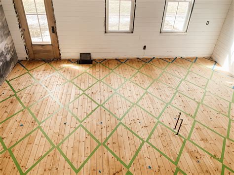 How To Paint A Harlequin Floor Pattern Midcounty Journal