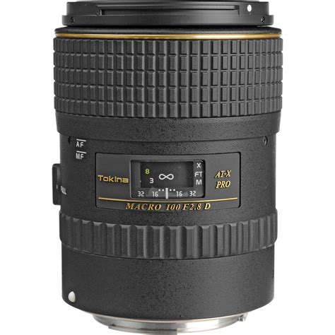 Tokina 100mm F28 At X M100 Af Pro D Macro Autofocus Lens For Canon
