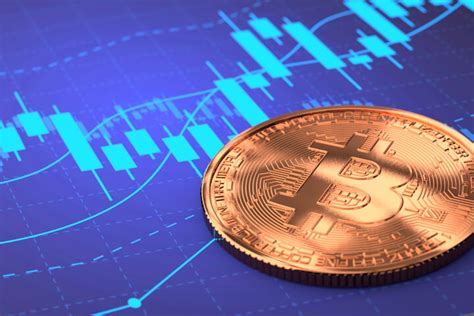 They are used for describing price movements for securities, currency or derivatives. Bitcoin on blue candlestick chart free image download
