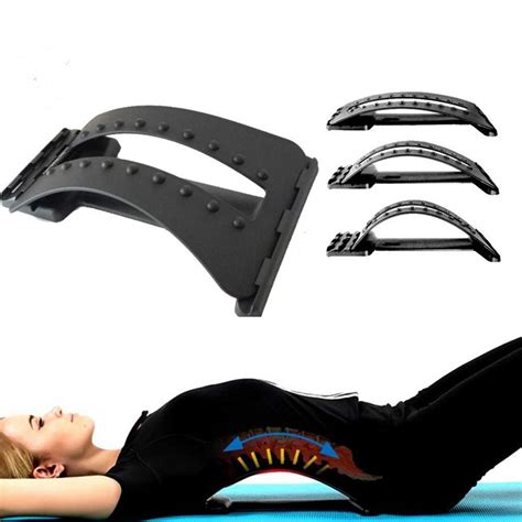 Multi Level Back Massage Stretching Magic Back Support Stretcher Plus Waist Relax Mate Device