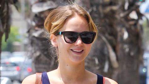 Jennifer Lawrence Spotted In Westward Leaning Sunglasses