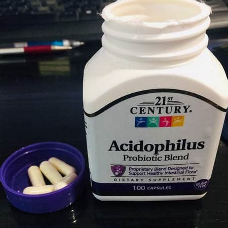This capsule supplement is formulated with three select strains of beneficial microorganisms in equal amounts and. 21st Century Acidophilus Probiotics Blend