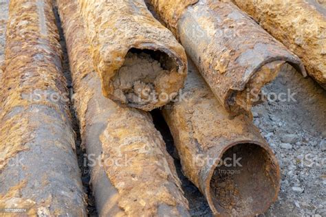 Pipes Clogged With Sediment Rust Stock Photo Download Image Now
