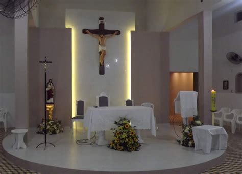 fotocerta confira o novo altar da capela do sagrado coraÇÃo de jesus em riacho da cruz rn