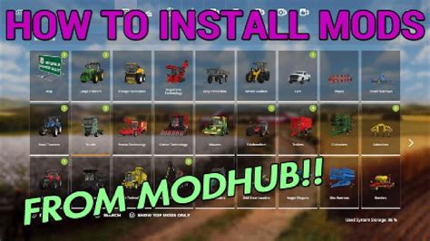 How To Install Mods From Modhub Farming Simulator Fs A Guide