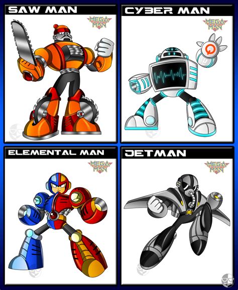 Megaman Fan Robot Masters1 By Xamoel On Deviantart